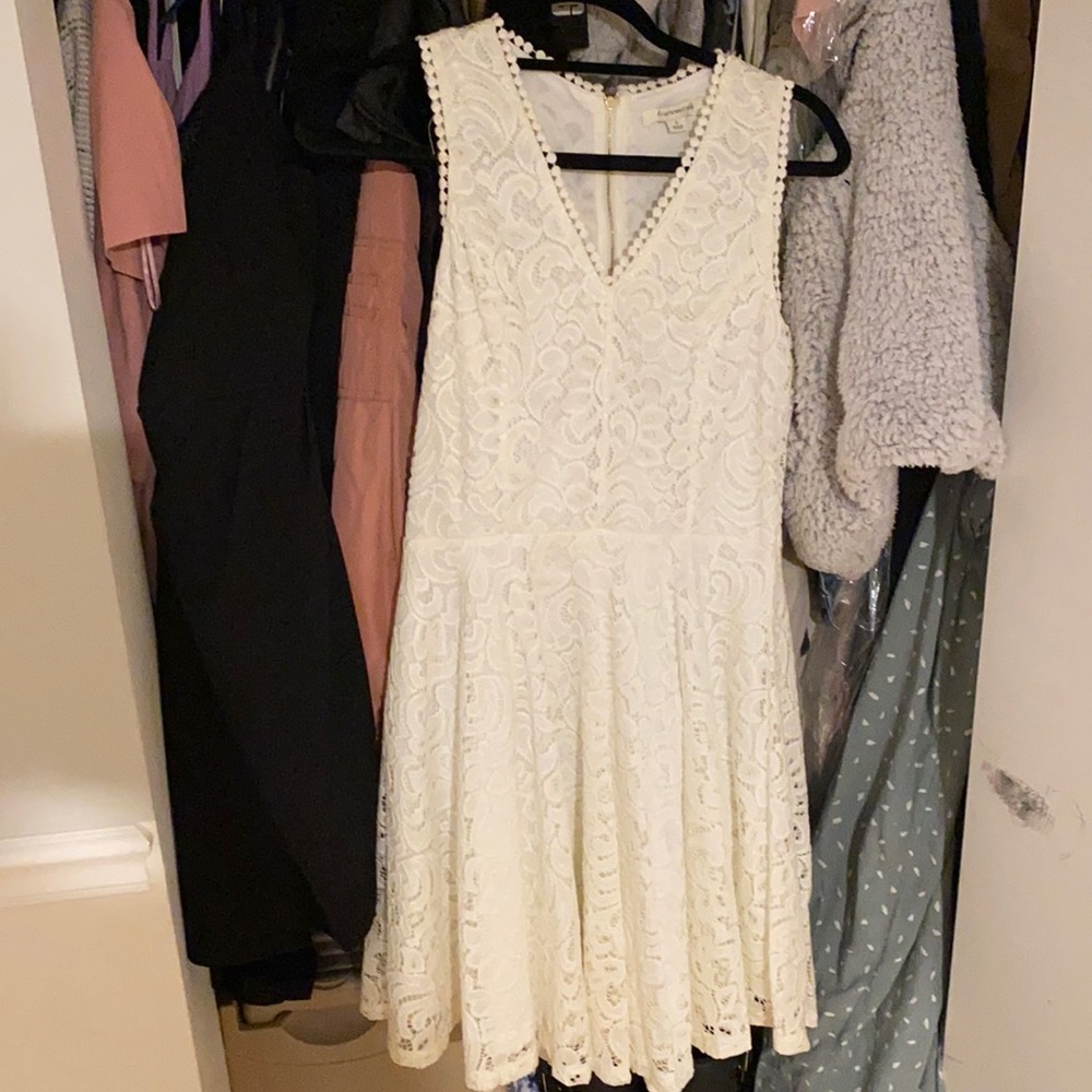 White lace dress great condition, worn once!